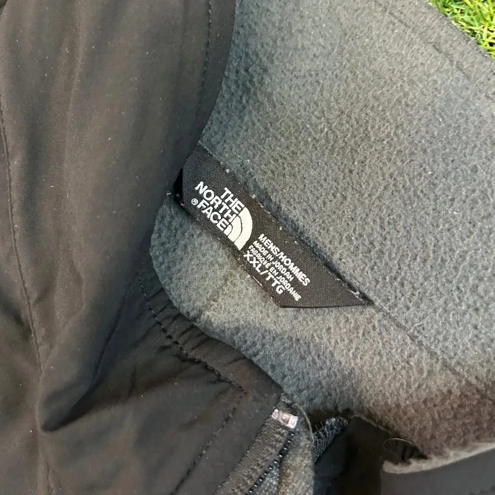 The North Face Mens Shelbe Raschel Full Zip Softshell Jacket Gray Black XXL
